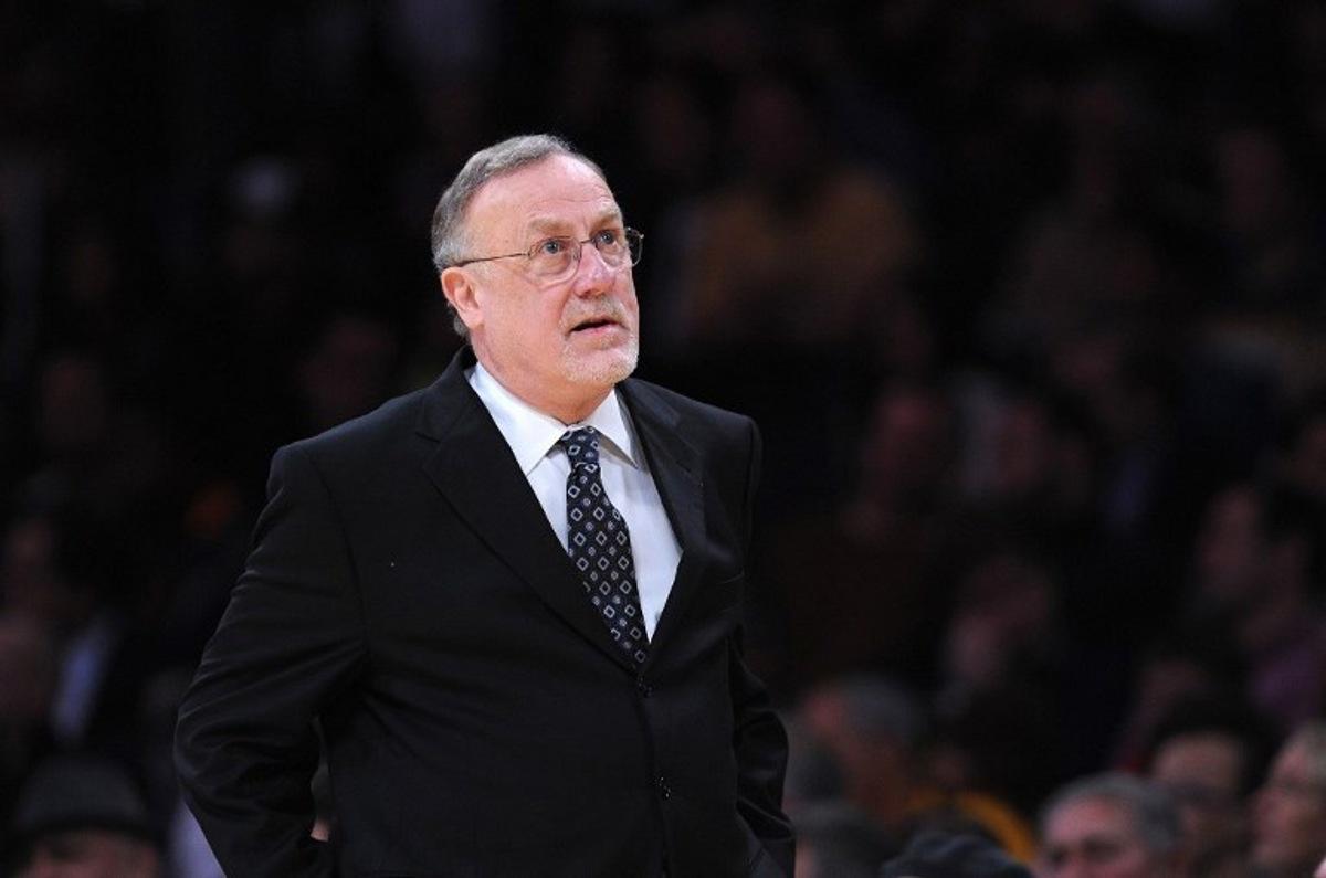 The Minnesota Timberwolves coach Rick Adelman during the NBA game against the Los Angeles Lakers at Staples Center on December 20, 2013 in Los Angeles, California. AFP PHOTO / Robyn Beck ROBYN BECK / AFP