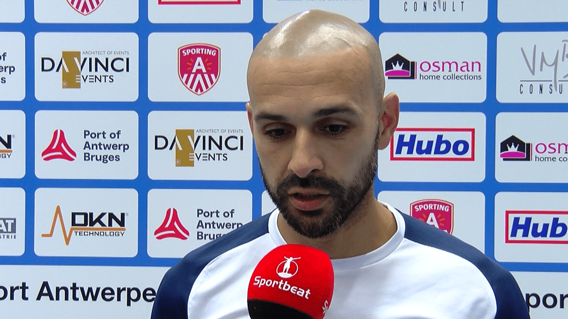 Aangeslagen Sababti na de pandoering met FT Antwerpen 1-7 vs FULL Hasselt