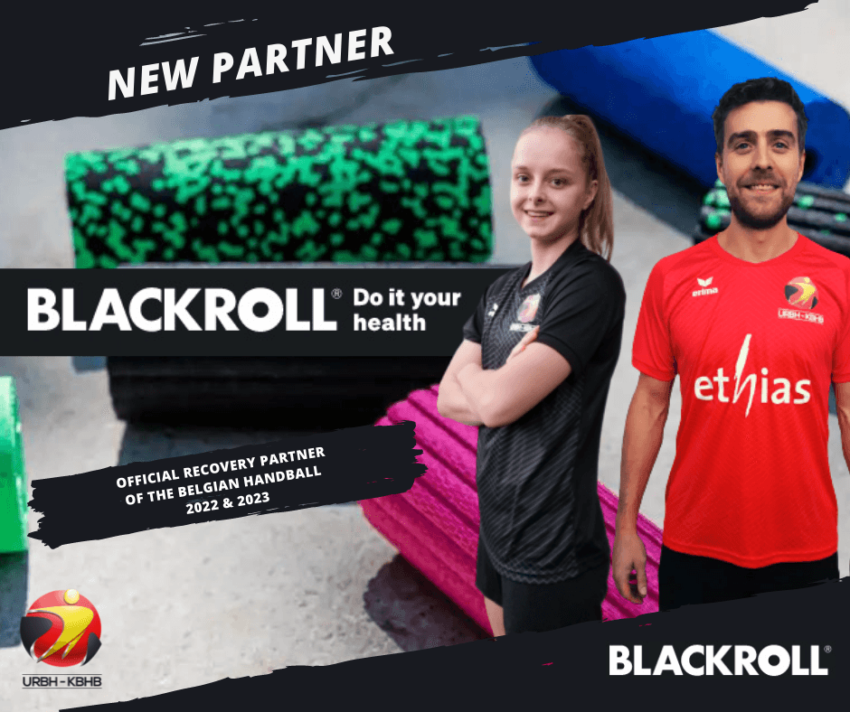 BLACKROLL® Official Recovery Partner van de Koninklijke Belgische handbalbond (KBHB)