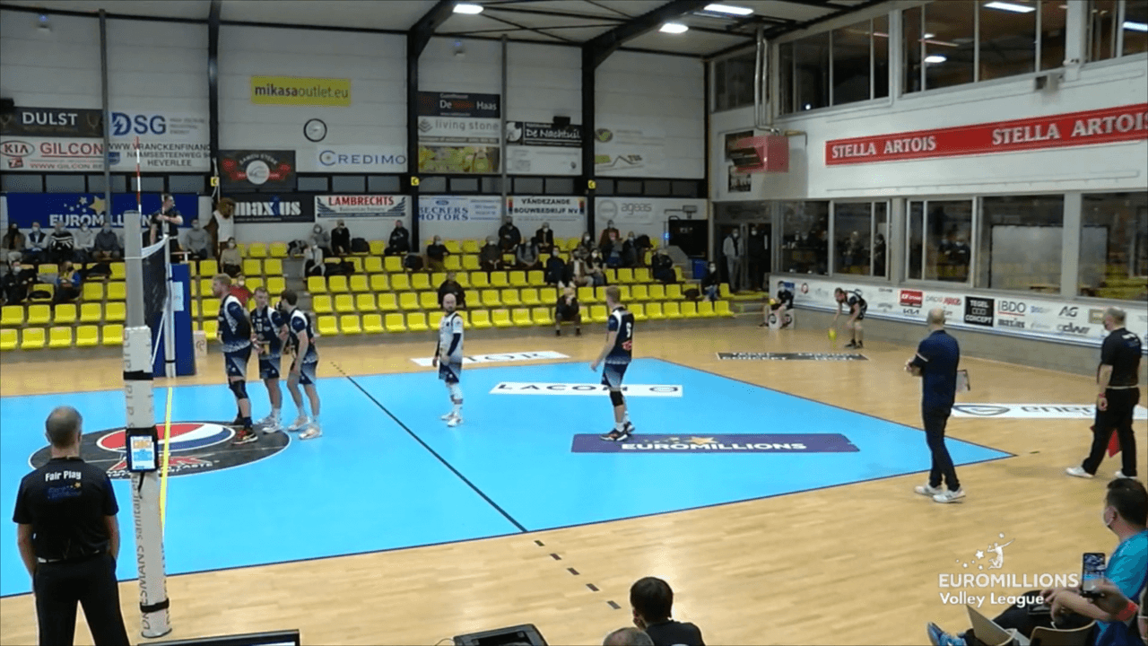 Een overzicht van de kwartfinales van de Beker van België in het volleybal