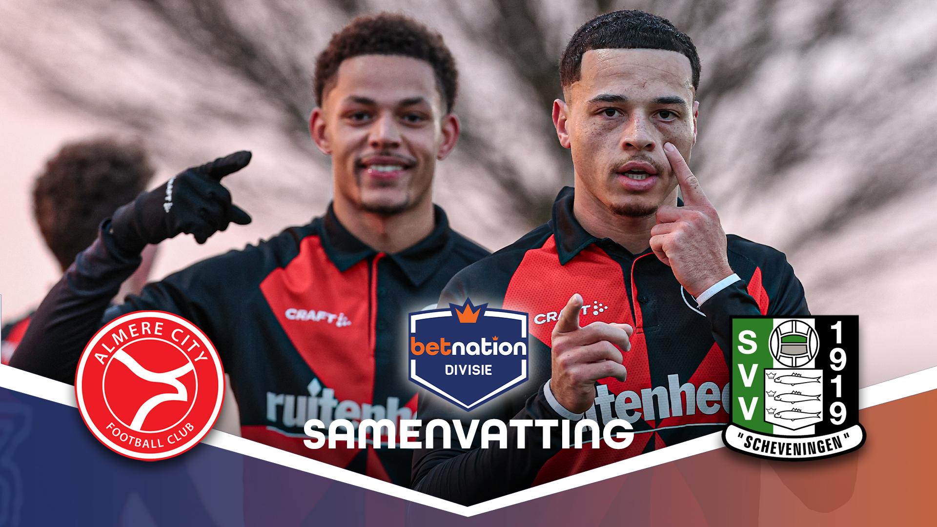 Jeffry Puriel steelt de show in Jong Almere vs Scheveningen