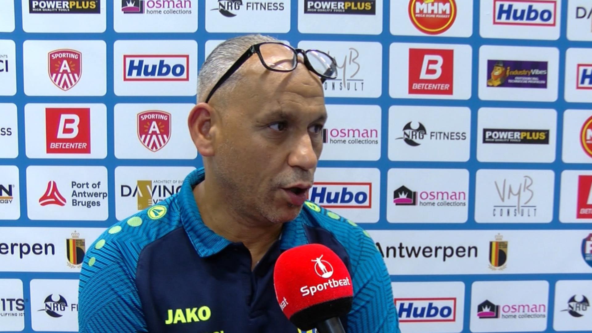 Reactie Coach Nouri El Yahiaoui Solona Ranst na 8 3 verlies op FT Antwerpen