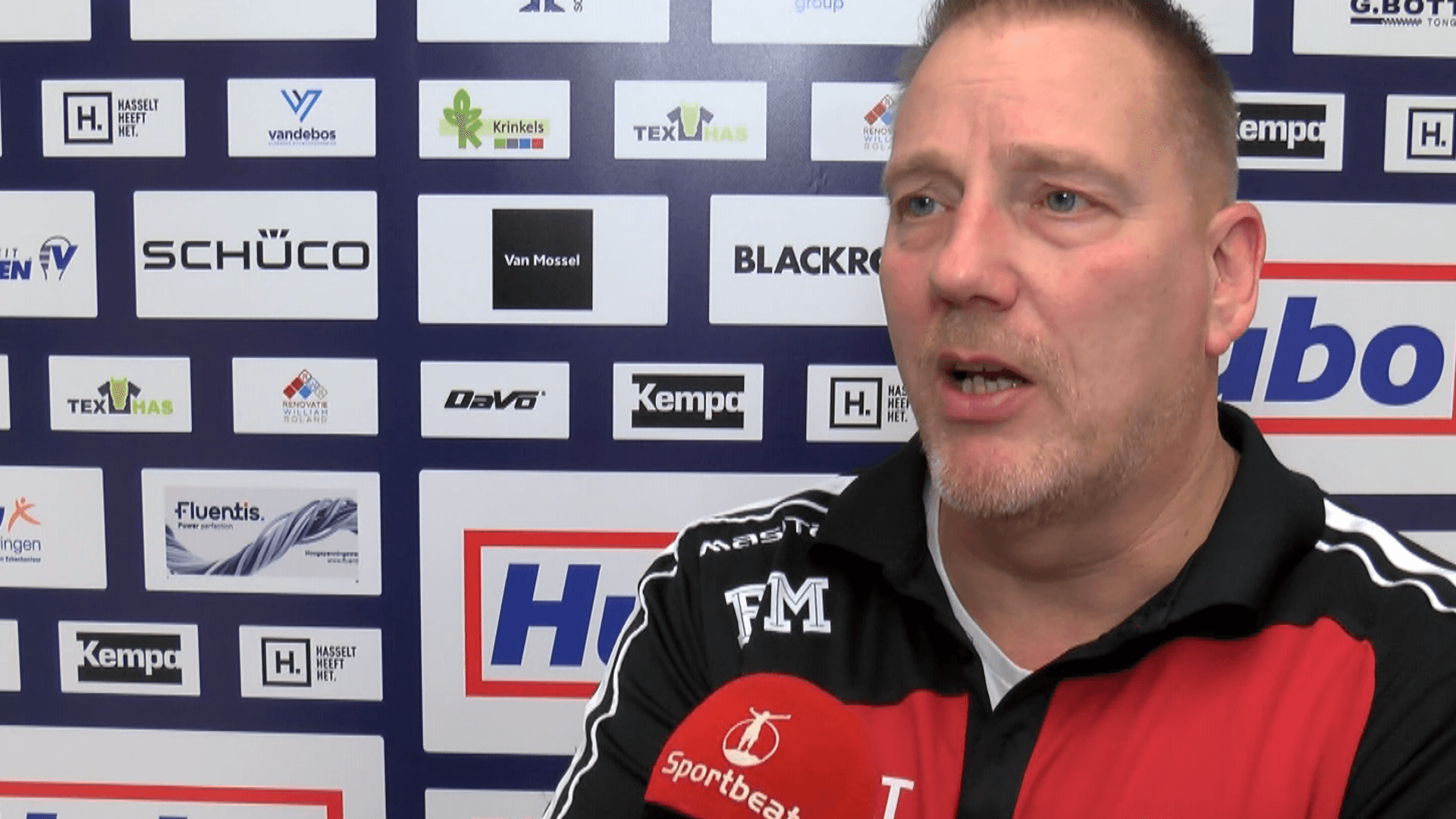 Reactie Fred Michielsen Limburg Lions na winst op bezoek bij HUBO Handbal