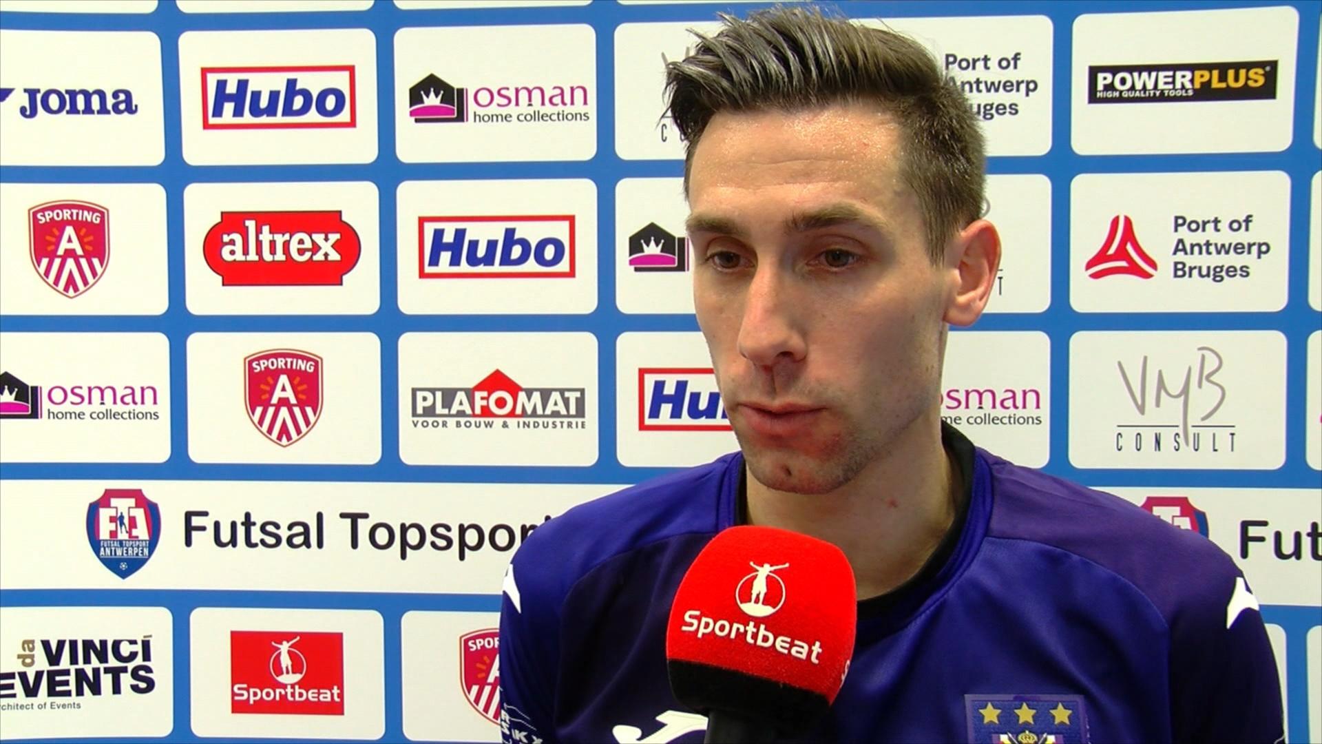 Reactie Steven Dillien RSCA aan het woord na de 1 5 zege in de 1ste van Best of Three vs FTAntwerpen