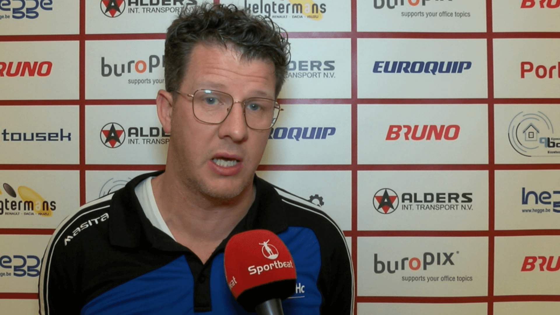 Reactie Danny van Katwijk coach HC Bevo na verlies op Sporting Pelt