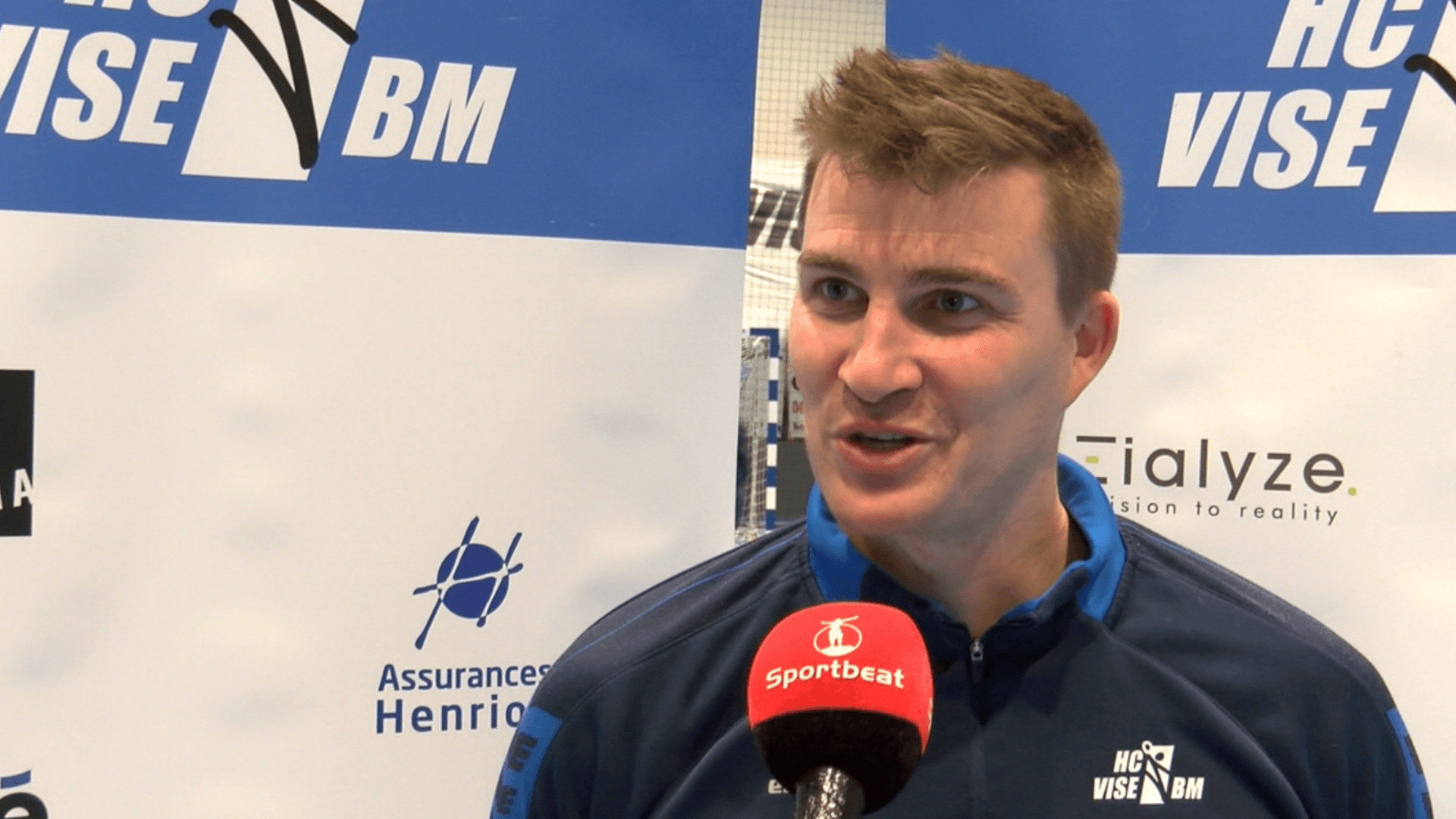 Reactie coach Cauwenberghs na winst met HC Visé vs Aalsmeer