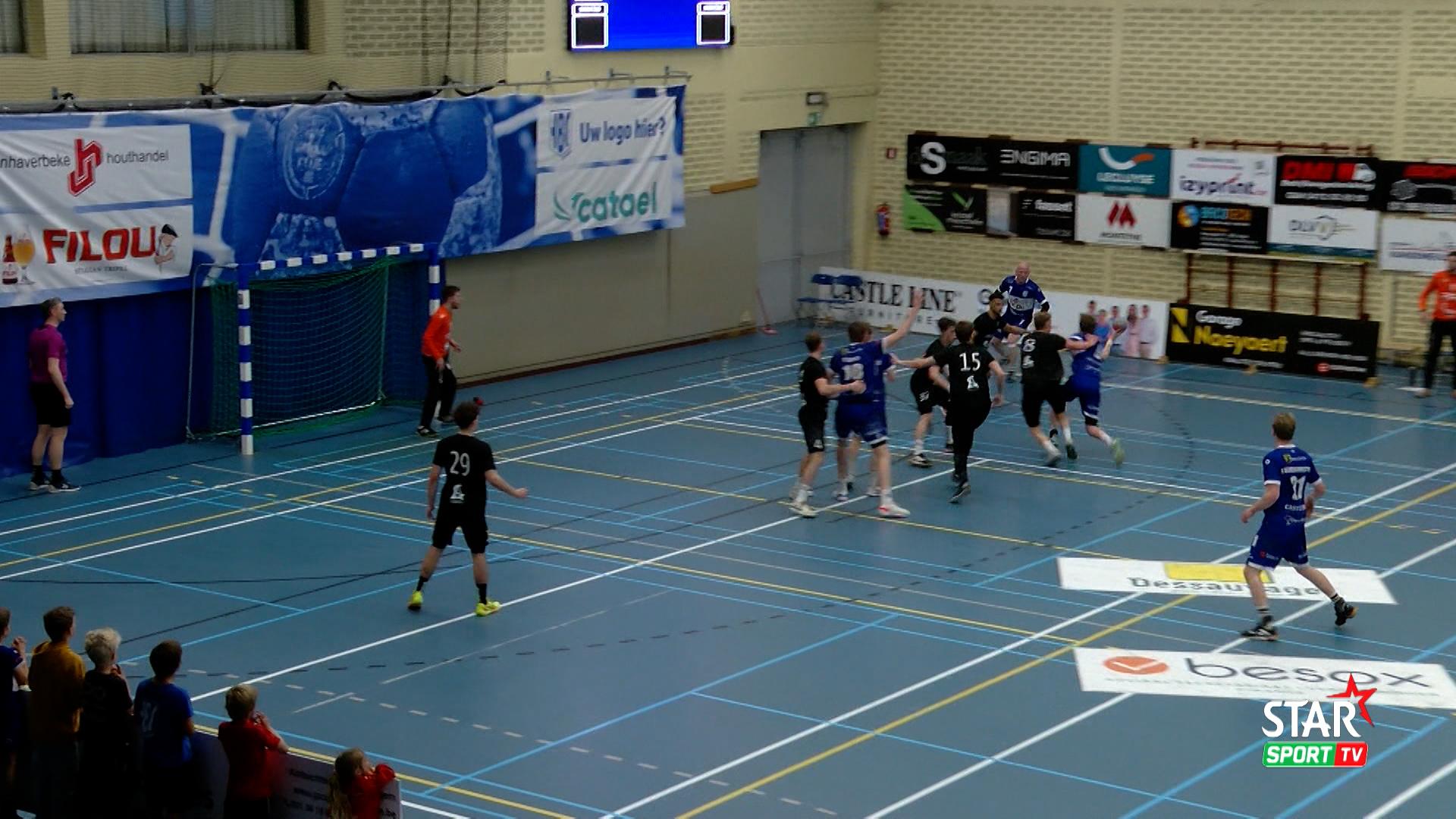 Verslag Besox Izegem vs Sprimont Paly offs 1ste Nationale Handbal