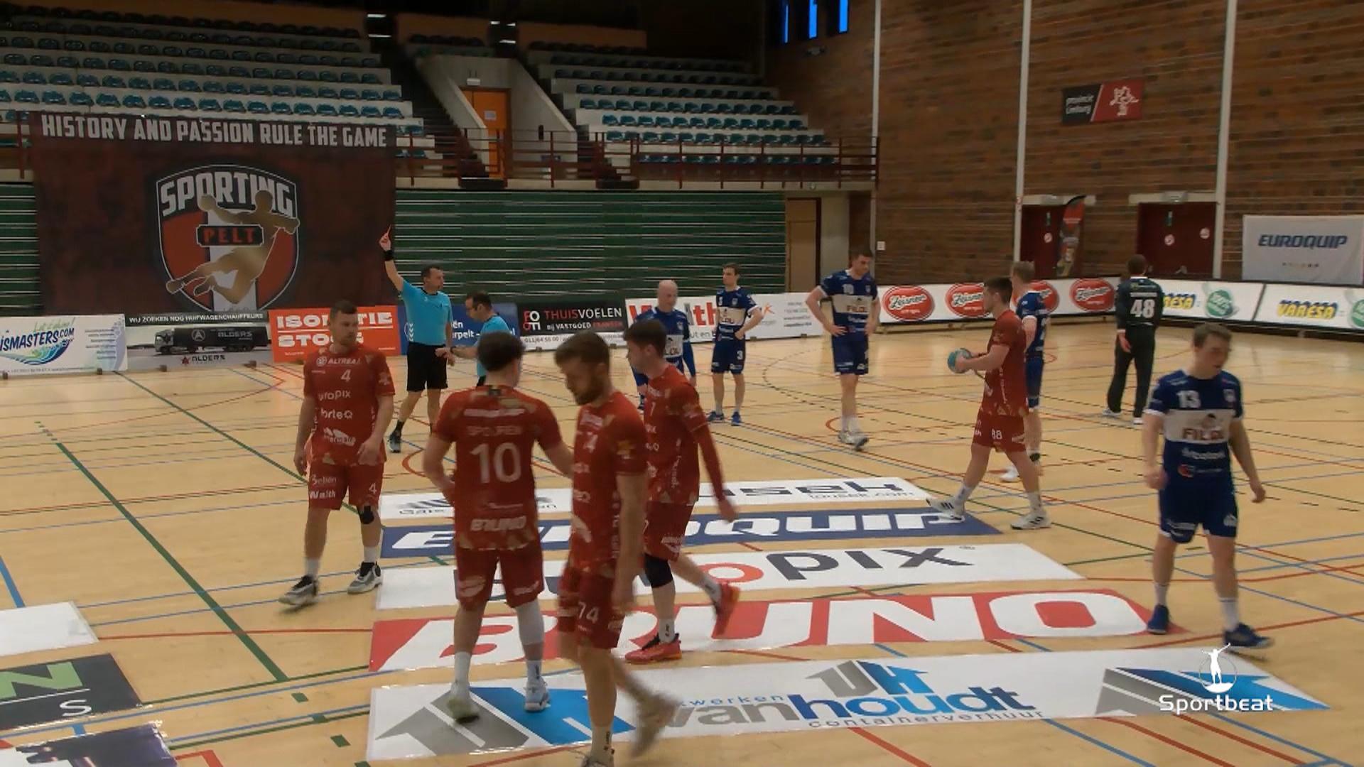 Verslag Sporting pelt vs Filou Izegem speeldag 1 Play offs