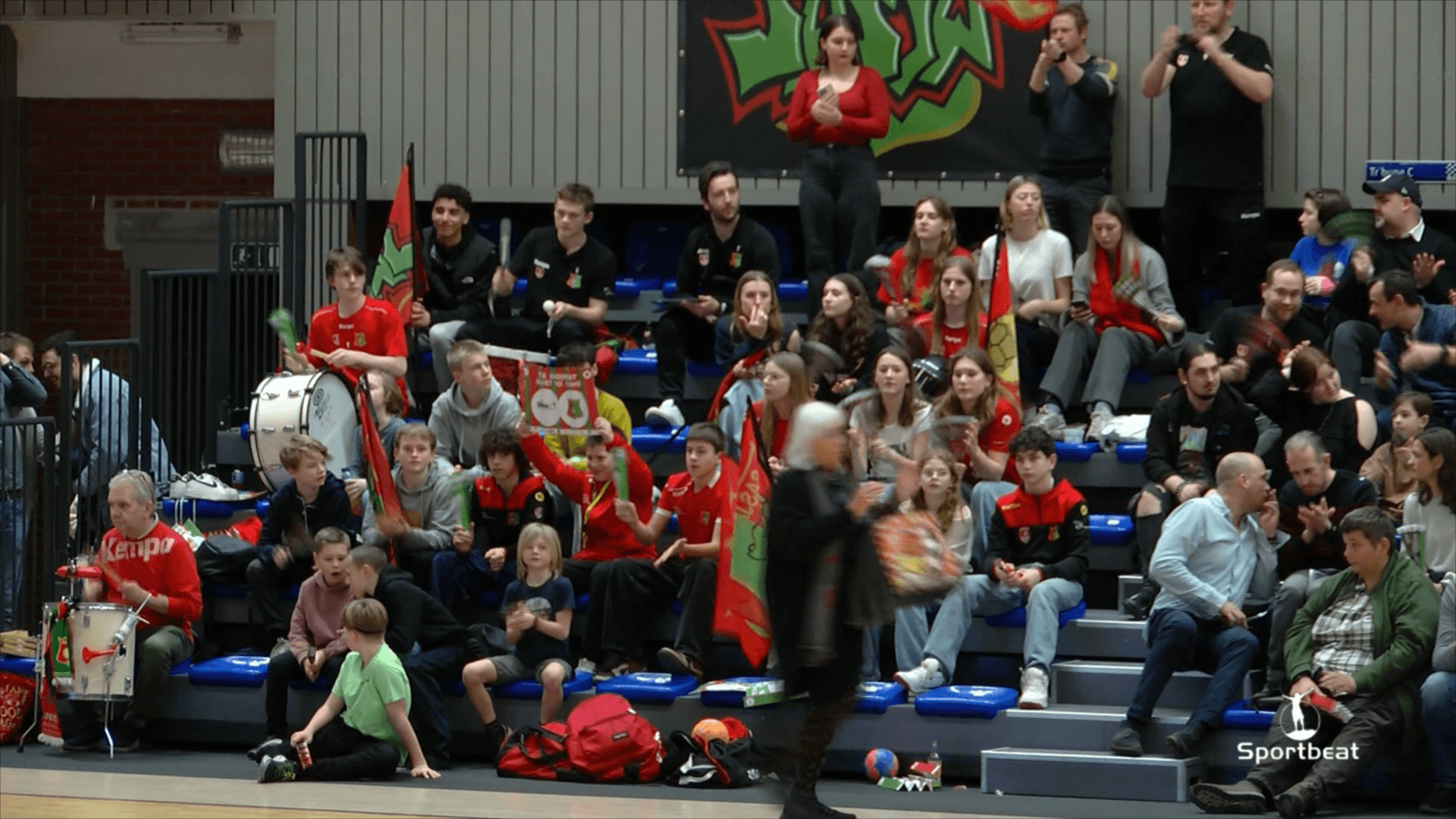 Verslag Sfeerbeeld BIOBEST Sasja vs HUBO handbal 1ste nationale