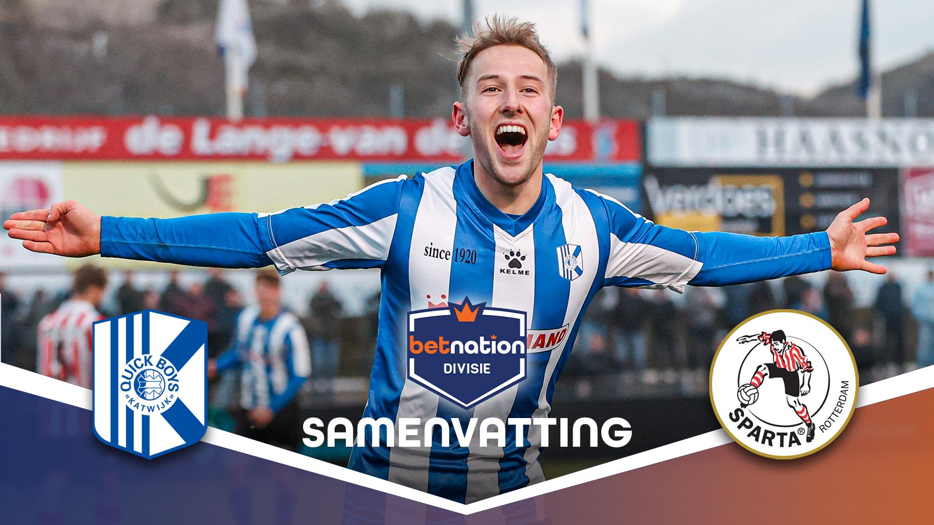 Wat een ONGELUKKIG EIGEN doelpunt in Quick Boys vs Jong Sparta