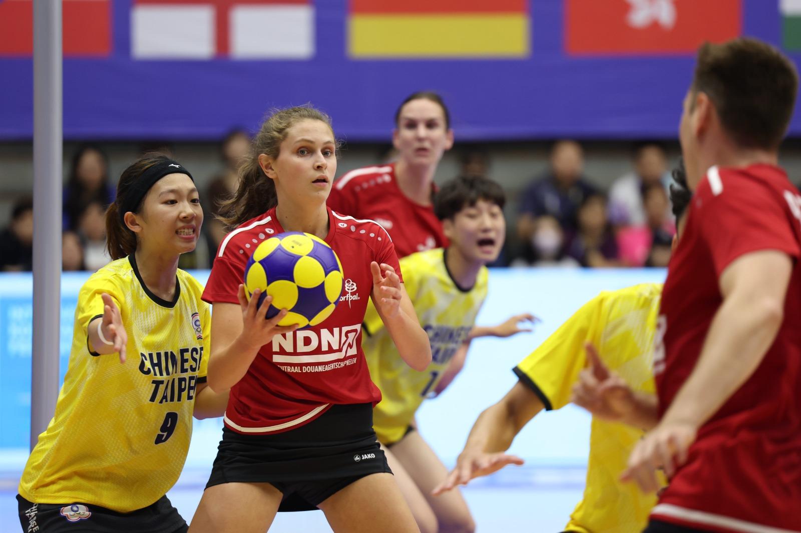 Wereldkampioenschap korfbal - halve finale Chinese Taipei - België 21-19