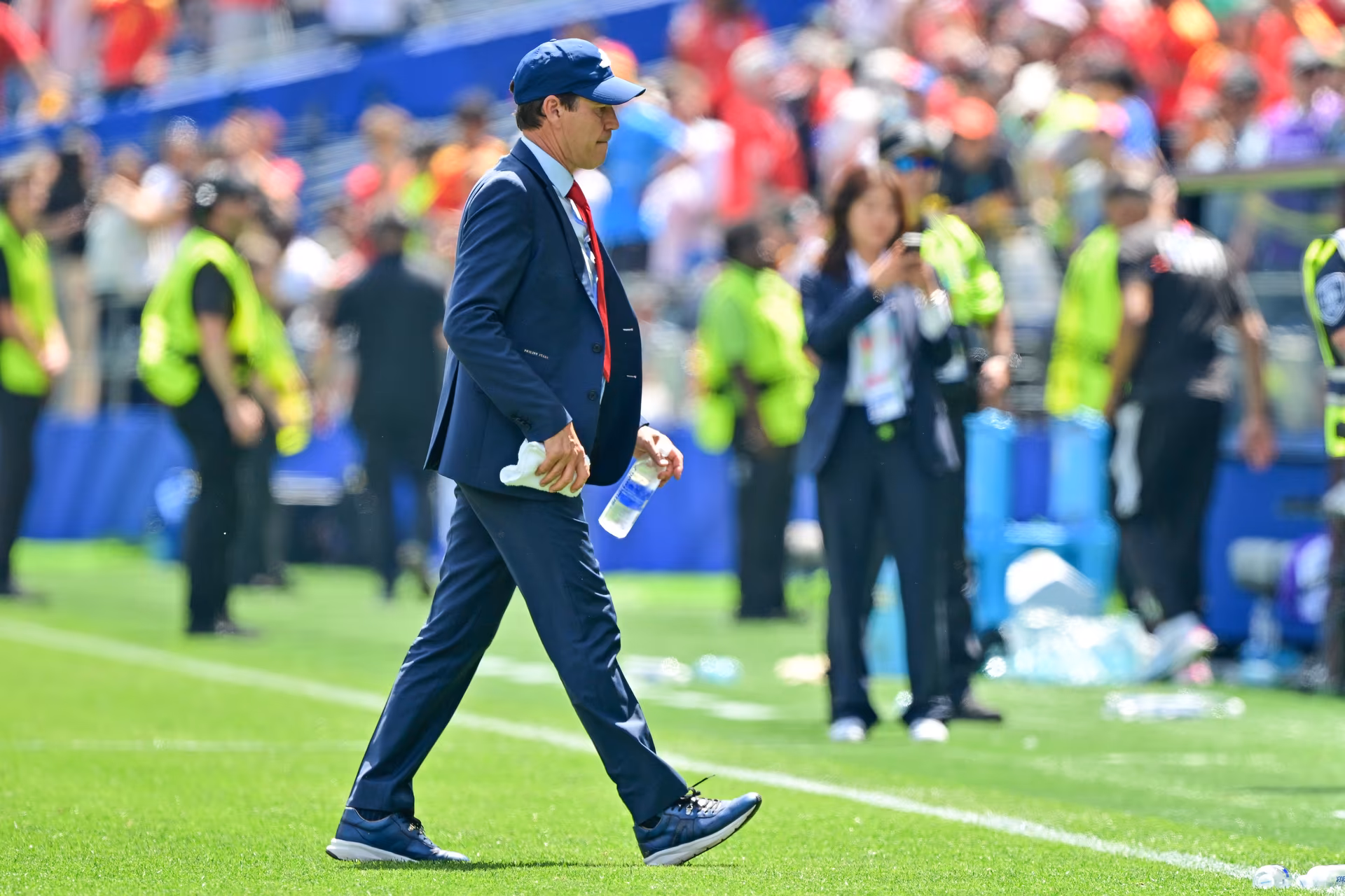 Belgium's head coach Rudi Garcia pictured after a soccer game between Belgian national team Red Devils and Egypt, on Monday 15 June 2026 in Seattle, the first game in the group stage of the FIFA World Cup 2026 in the United States of America. The Diables Rouges - Rode Duivels were drawn into Group G. BELGA PHOTO DIRK WAEM