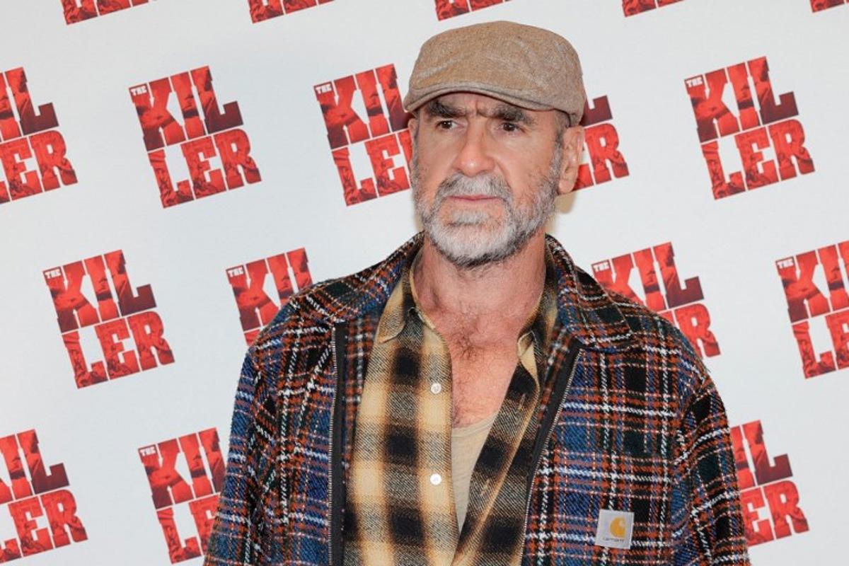 French actor and former football player Eric Cantona poses for a photocall for the French premiere event of the film "The Killer" in Paris on October 21, 2024. Grégoire CAMPIONE / AFP