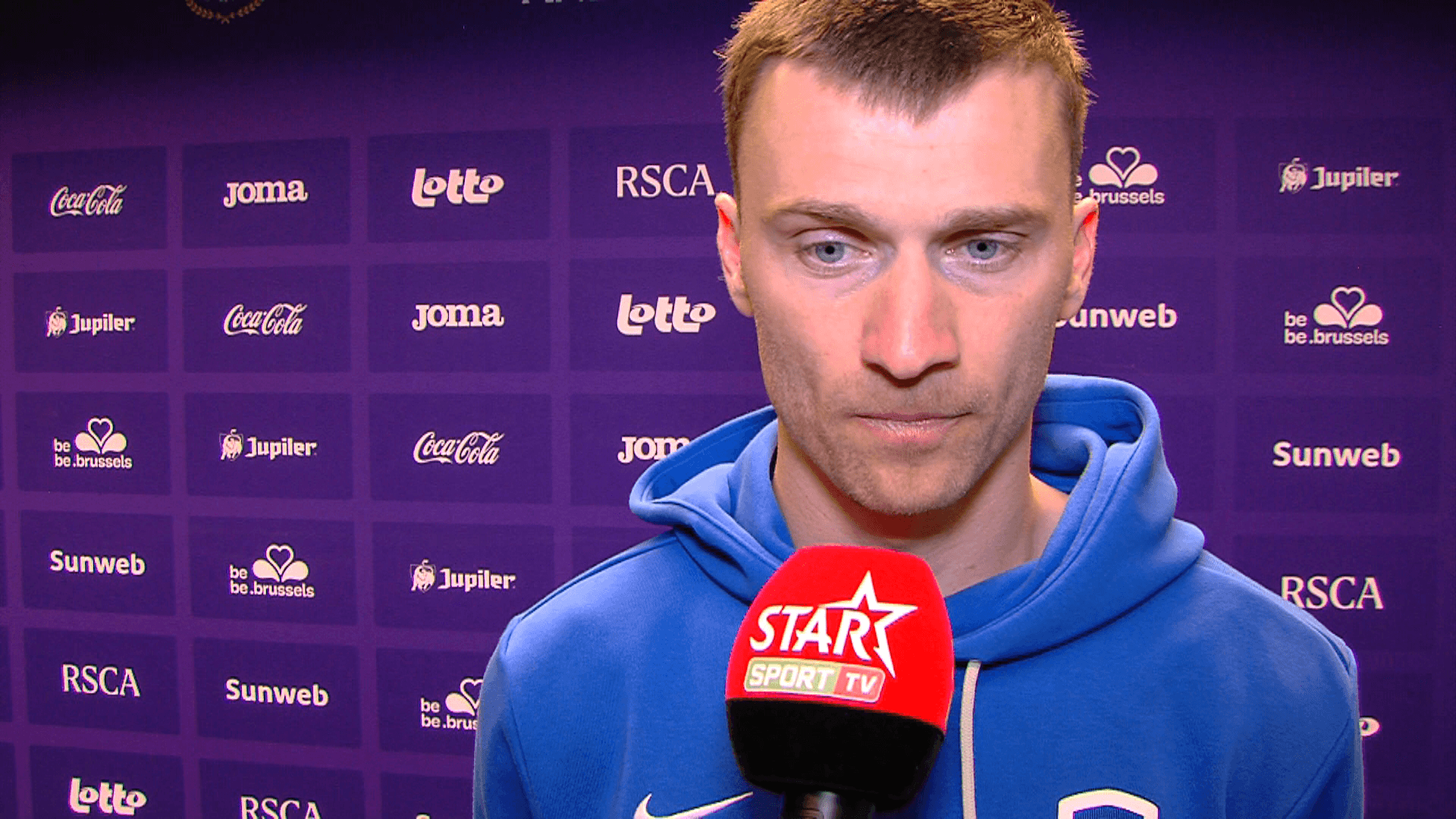 Bryan Heynen KRC Genk na winst op RSC Anderlecht